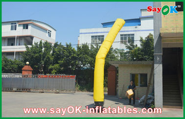 Inflatable Stick Man Yellow Inflatable Guy , Advertisement Air Dancers Inflatables