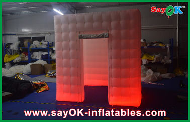 LED Lighting Air Inflatable , Large Inflatables Event Red / Green