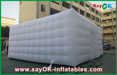 Large Inflatable Tent Portable Giant White Nylon Cloth Inflatable Air Tent , 3m Channel