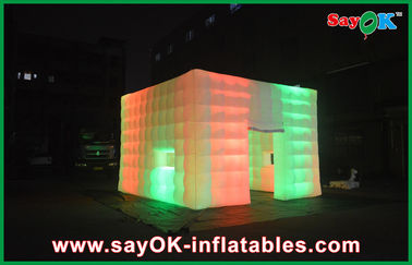 Durable Waterproof Inflatable Air Tent Go Outdoors With Led Light Inflatable Cube Tent