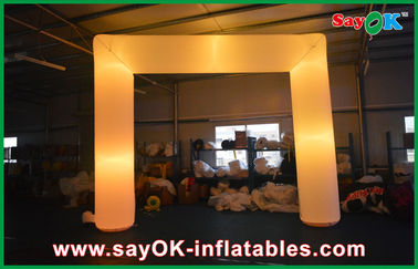 Customized Square Inflatable Finish Line Arch For Party / Wedding