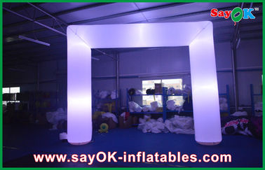 Large White Light Inflatable Entrance Arch Big Rental Inflable Arch Price Event Advertisement