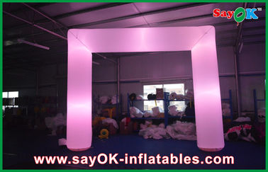 Large White Light Inflatable Entrance Arch Big Rental Inflable Arch Price Event Advertisement