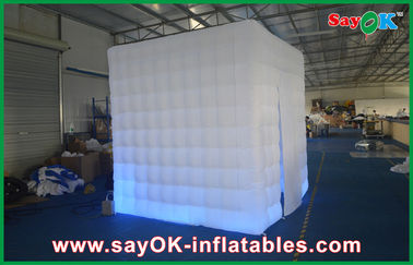 Inflatable Photo Booth Rental Cube Giant Portable Lighted Photo Booth Inflatable With Leds