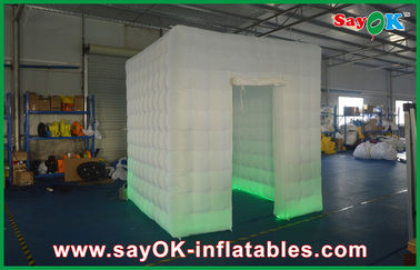 Professional Photo Studio Small Photo Booth Oxford Cloth Lighting Durable White Inflatable Photo Booth For Wedding