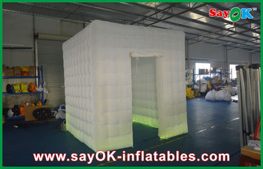 Inflatable Photo Studio Printed Led Inflatable Photo Booth For Party / Waterproof Inflatable Photobooth