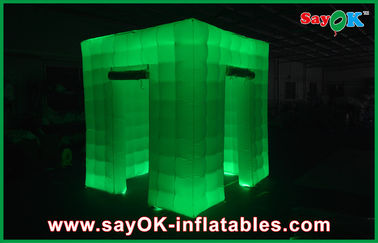Party Photo Booth Portable Safe Green Event Inflatable Photo Booth Beautiful Appearance