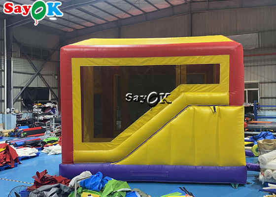 Princess Print Themed Inflatable Bounce Slide With Ball Pit Pool