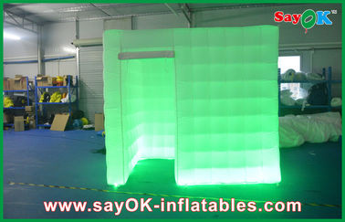 Inflatable Photo Studio Oxford Cloth Square Inflatable Photo Booth , Cube Inflatable Led Photo Booth