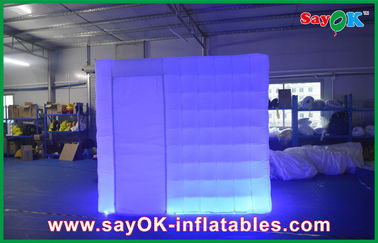 Inflatable Party Tent Large Inflatable Photo Booth 12 Colors White Led For Wedding