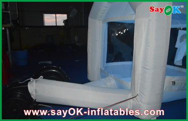 Inflatable Photo Booth Hire Little House Led Inflatable Money Booth , Wedding Party Inflatable Booth