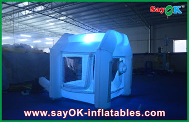 Inflatable Photo Booth Hire Little House Led Inflatable Money Booth , Wedding Party Inflatable Booth