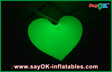 Indoor Wedding Inflatable Lighting Decoration Led Inflatable Heart