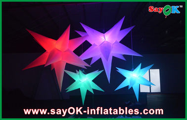 Wedding Hanging Inflatable Lighting Decoration Inflatable Led Star