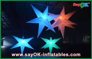 Wedding Hanging Inflatable Lighting Decoration Inflatable Led Star