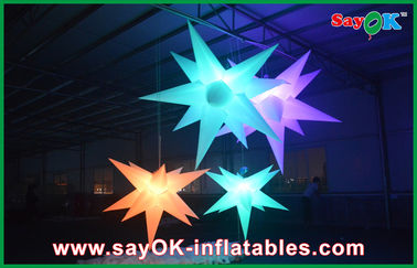 Led Party Inflatable Lighting Decoration Beautiful Inflatable Star