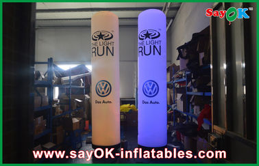 Stand Light Inflatable Christmas Decorations Printed Logo Inflatable Coloum