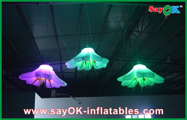 Hanging Flower Inflatable Lighting Decoration , Inflatable Christmas Decorations