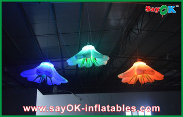 Hanging Flower Inflatable Lighting Decoration , Inflatable Christmas Decorations