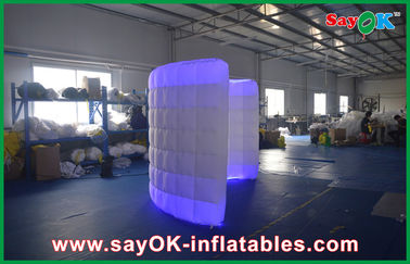 Wedding Photo Booth Hire Attractive Giant Inflatable Air Wall Waterproof 2 Led Light