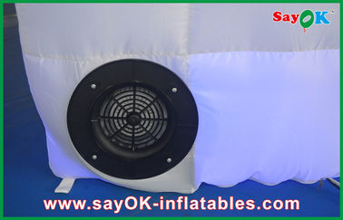 Led Photo Booth Inflatable Party Decorative Air Wall , Curved Lighting Inflatable Photobooth