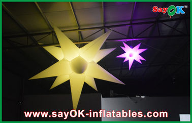 Indoor Party Decoration Inflatable Led Star Advertising Star Balloon With Led Light