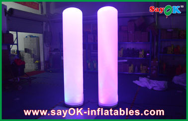 Lighting Tube Pillar Custom Inflatable Advertising Inflatable Column 2m Height