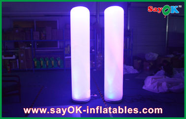 Lighting Tube Pillar Custom Inflatable Advertising Inflatable Column 2m Height