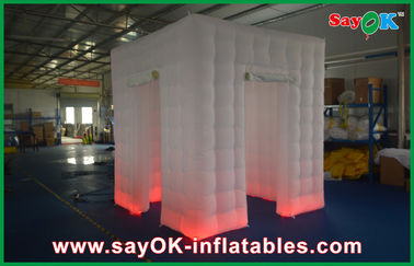 Wedding Photo Booth Hire Custom White Inflatable Photo Booth Shell Enclosure Inflatable Cube Tent Portable