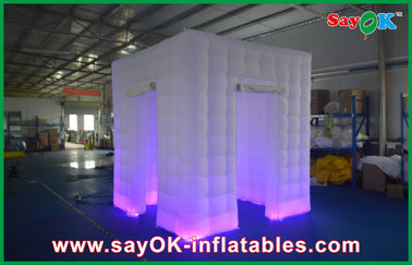 Wedding Photo Booth Hire Custom White Inflatable Photo Booth Shell Enclosure Inflatable Cube Tent Portable