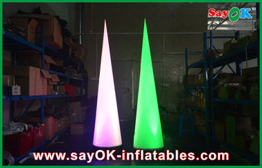Light Circular Cone Inflatable Lighting Decoration For Advertising