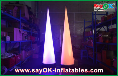 Light Circular Cone Inflatable Lighting Decoration For Advertising