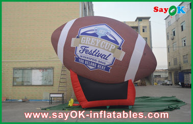 Promotional Inflatable Rugby Balls  Inflatable Word Cup Trophy Rugby Ball Model