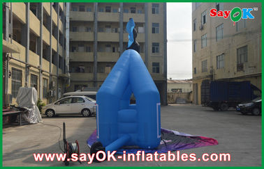 Giant Inflatable Blue Outdoor Double Inflatable Finish Arch 7mL X 4mH Cycle Race