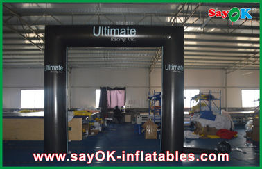 Inflatable Start Finish Arch PVC Cube Square Inflatable Door Arch Model Waterproof Foldable Gate With Logo