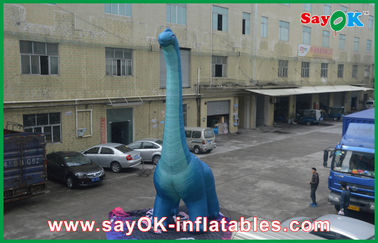 Inflatable Christmas Dinosaur Fire Proof Inflatable Dragon Toy Dinosaur Oxford Cloth With CE / UL Blower