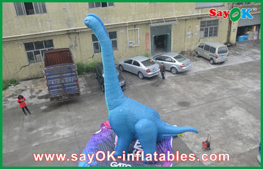 Inflatable Christmas Dinosaur Fire Proof Inflatable Dragon Toy Dinosaur Oxford Cloth With CE / UL Blower