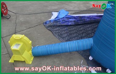 Inflatable Christmas Dinosaur 10m Blue Large Inflatable Dinosaur PVC Waterproof Blow Up Cartoon Characters Dragon