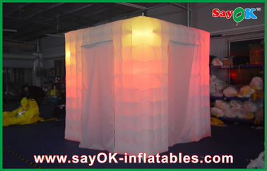 Inflatable Photo Booth Rental Portable Props Led Light Inflatable Photo Studio Family Use