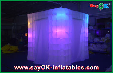 Inflatable Photo Booth Rental Portable Props Led Light Inflatable Photo Studio Family Use