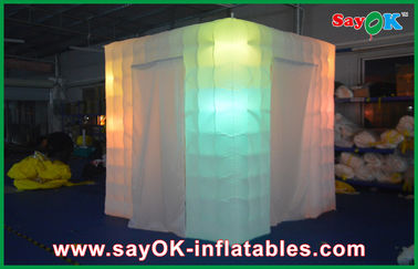 Inflatable Photo Booth Rental Portable Props Led Light Inflatable Photo Studio Family Use