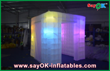 Inflatable Photo Booth Rental Portable Props Led Light Inflatable Photo Studio Family Use