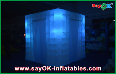 White Inflatable Trade Show Booth Light Square Tent Gathering Party