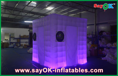 Photo Booth Backdrop Attractive Wedding Party Inflatable Photo Booth Tent Enclosure With Led Light