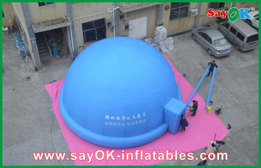 Digital Blue Inflatable Planetarium For Teaching / Watching Movie
