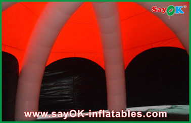 Go Outdoors Air Tent 3 M Red Hexagon Large Outdoor Inflatable Tent PVC For Vocation