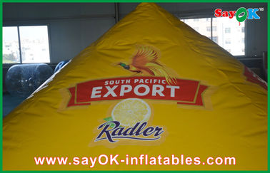 3m Decoration Custom Inflatable Products Yellow Inflatable Pyramid Superior