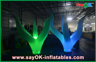 Waterproof 190T Nylon Inflatable Lighting Decoration On Ground 2m Ceremony