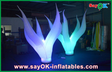 Waterproof 190T Nylon Inflatable Lighting Decoration On Ground 2m Ceremony