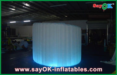 Photo Booth Led Light Blue Waterproof Inflatable Booth Oxford Cloth For Wedding